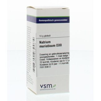 VSM Natrium muriaticum D30 10 Gram