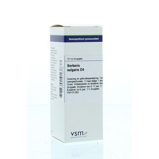 VSM VSM Berberis vulgaris D4 20 Millilitres