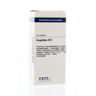 VSM VSM Graphites D12 200 comprimés