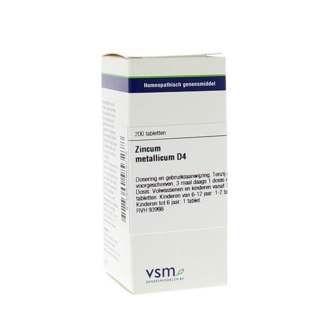 Zincum metallicum D4 200 Tabletten