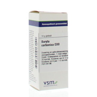 VSM Baryta carbonica D30 10 Gram