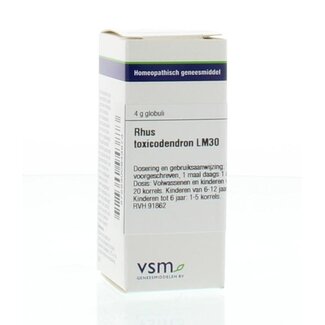 VSM Rhus toxicodendron LM30 4 Gram