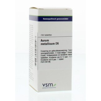 VSM Aurum metallicum D6 200 Tabletten