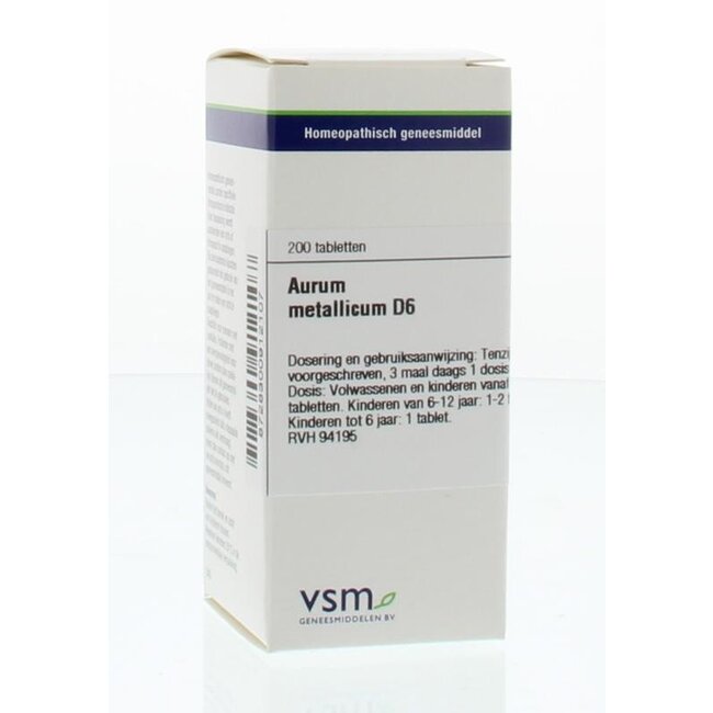 Aurum metallicum D6 200 Tabletten