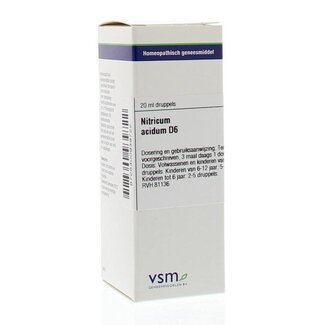 VSM VSM Nitricum acidum D6 20 Milliliter