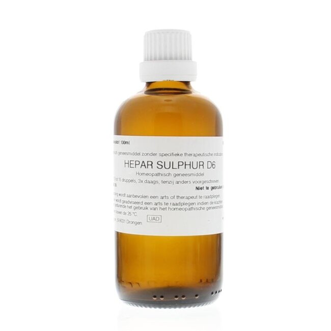 Hepar sulphur D6 100 Milliliter
