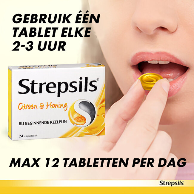 Citroen & honing 24 Zuigtabletten