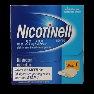 Nicotinell TTS30 21mg 14 Stuks