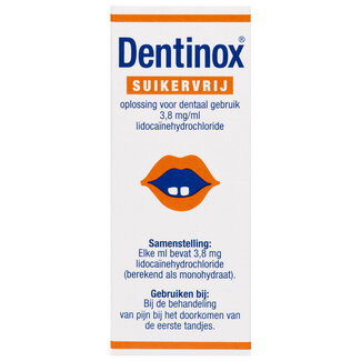 Dentinox Dentinox suikervrij 9 Milliliter