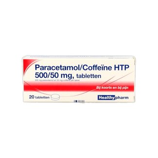 Healthypharm Paracetamol 500mg coffeine 20 Tabletten