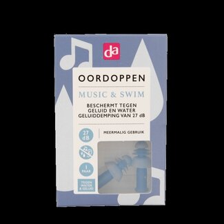 DA Oordoppen music & swim 2 Stuks