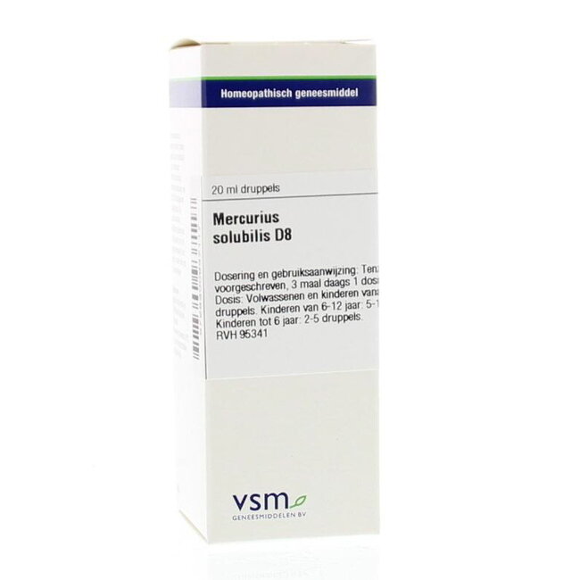 Mercurius Solubilis D8 20 Milliliter