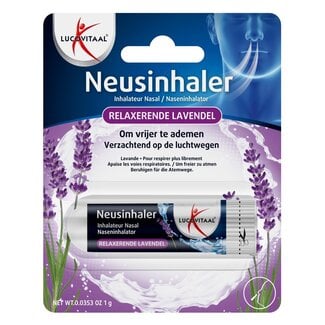 Lucovitaal Neusinhaler relaxerende lavendel 1 Stuks