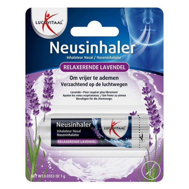 Neusinhaler relaxerende lavendel 1 Stuks