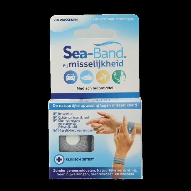 Polsband volwassenen grijs 1 Paar