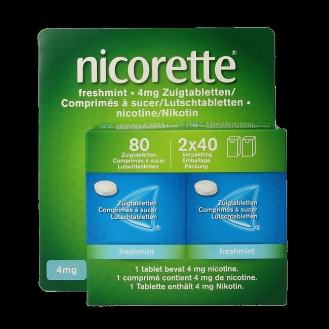 Zuigtablet 4mg fresh mint 80 Zuigtabletten