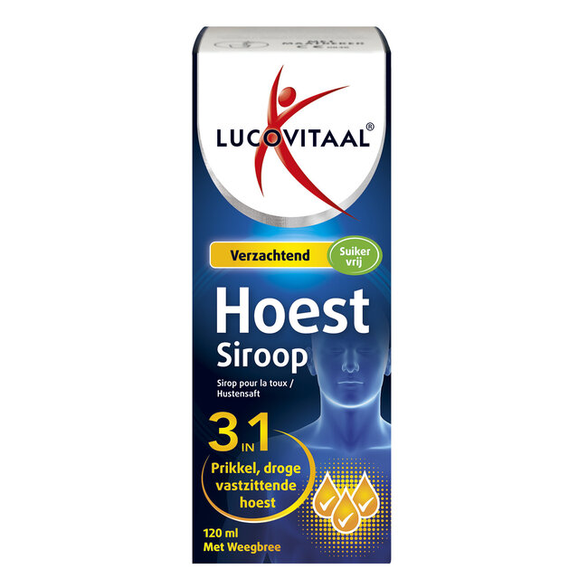Hoestsiroop 3 in 1 120 Milliliter