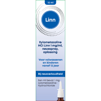 Linn Neusspray xylometazoline 1mg 10 Milliliter