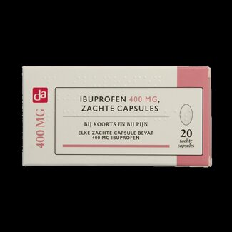 DA Ibuprofen 400mg liquid 20 Capsules
