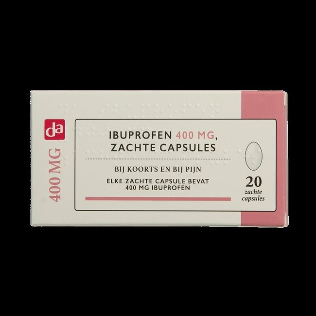 Ibuprofen 400mg liquid 20 Capsules