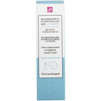 DA Neusdruppels xylometazoline 10 Milliliter