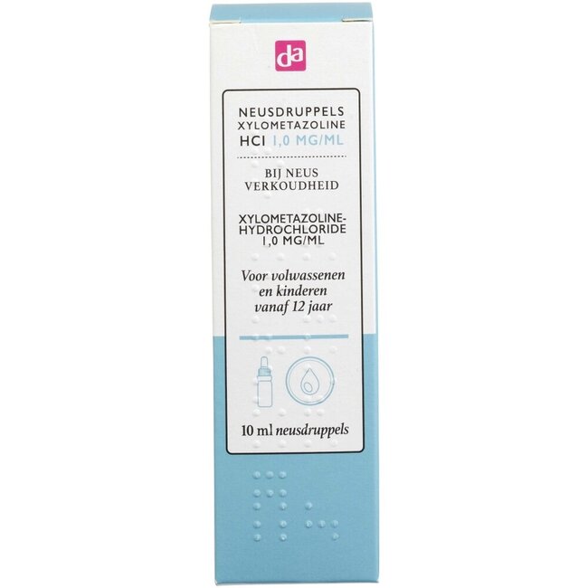 Neusdruppels xylometazoline 10 Milliliter