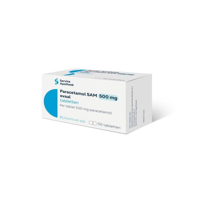 Paracetamol 500mg ovaal 50 Tabletten