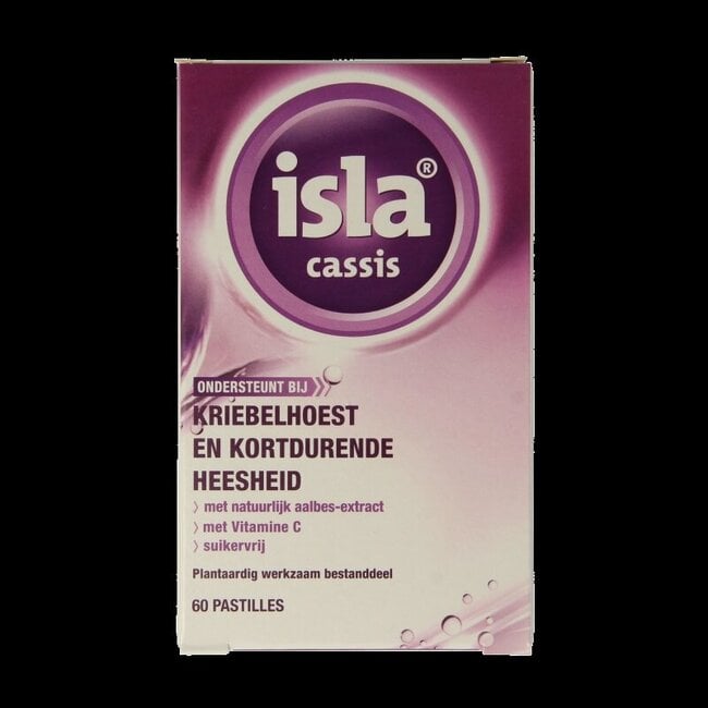Cassis keelpastille 60 Pastilles