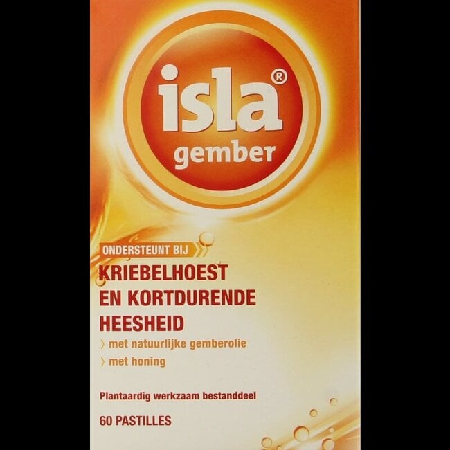 Gember keelpastille 60 Pastilles