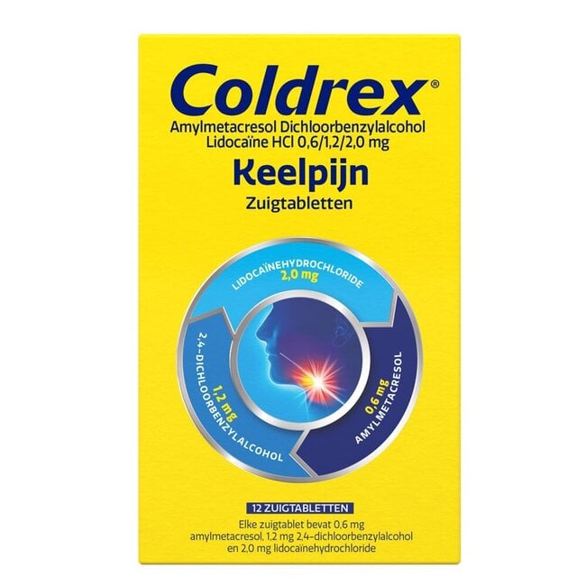 Keeltablet zuigtablet 12 Zuigtabletten