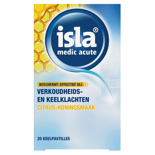 Medic acute citrus honing keelpastilles 20 Pastilles