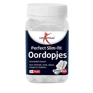 Lucovitaal Siliconen oordoppen  100 Stuks