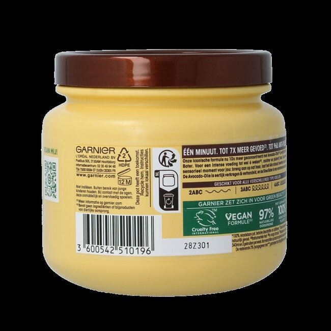 Garnier Loving blends masker avocado & karite 340 Milliliter