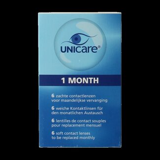 Unicare Lentilles mensuelles Unicare -7.50 6 pièces