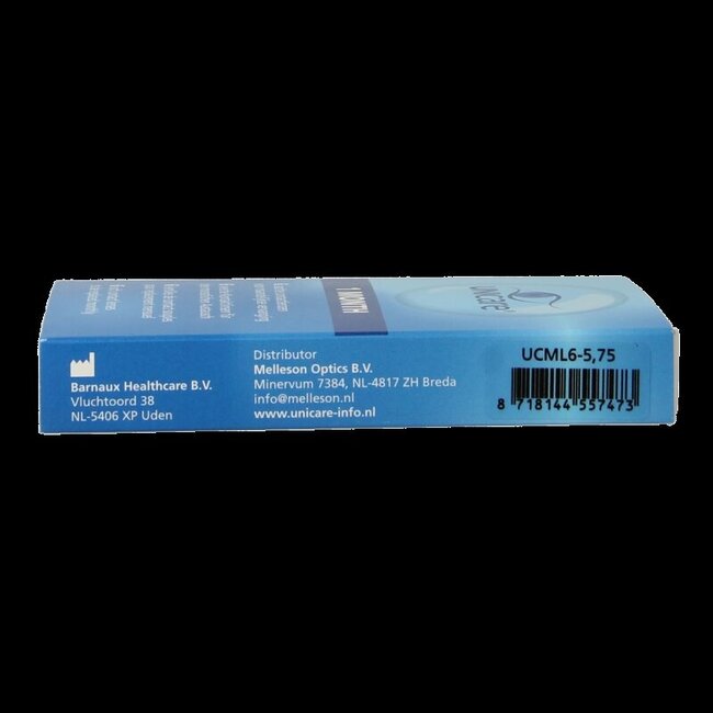 Unicare Lentilles Mensuelles -5.75 6 Pièces