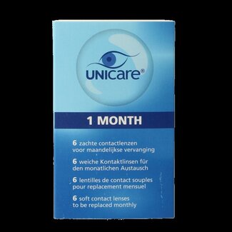 Unicare Lentilles mensuelles Unicare -5,25 (6 pièces)
