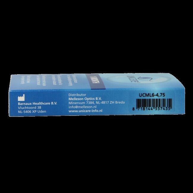 Lentilles mensuelles Unicare -4,75 (6 lentilles)