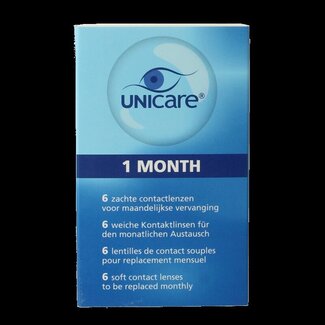 Unicare Lentilles mensuelles Unicare -3,75 6 pièces