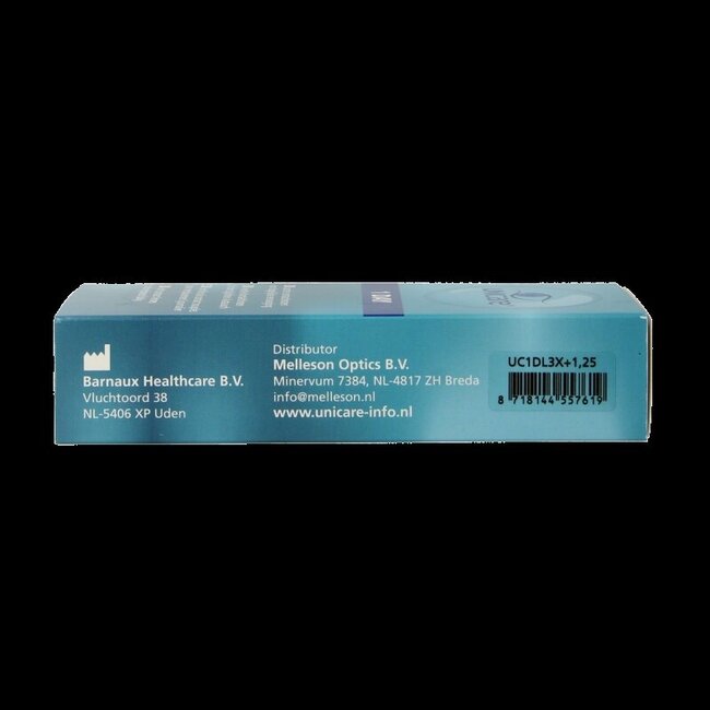 Unicare Daglenzen +1.25 30 Stuks