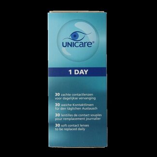 Unicare Lentilles de contact journalières Unicare +1,00 (30 pièces)