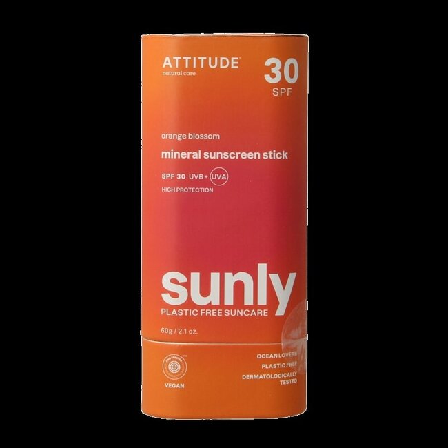 Sunly zonnebrandstick SPF30 oranjebloesem 60 Gram