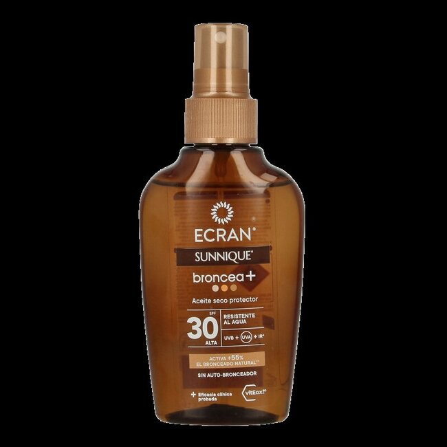 Sunnique aceite broncea+ SPF30 100 Milliliter