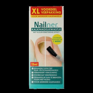 Nailner Kalknagelkwast 2-in-1 XL 15 Milliliter
