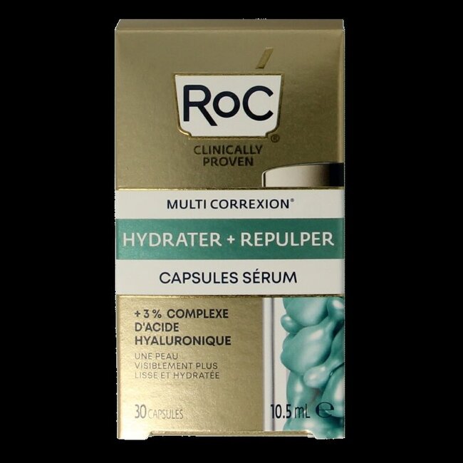 ROC Multi correxion hydrate+plump serum capsules 30 Stuks
