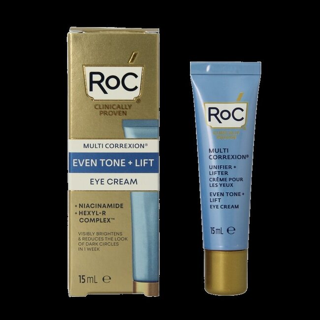 ROC Multi Correxion Crème Contour des Yeux Uniformité + Lifting 15 Millilitres