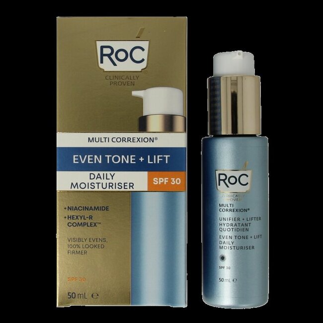 ROC Multi correxion even tone+lift daily moistur SPF30 50 Milliliter