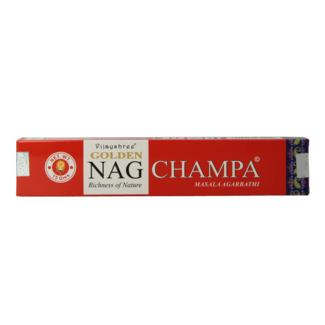 Nag Champa Wierook golden nag champa incense 15 Gram