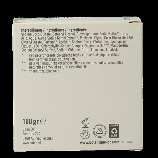 Pain de savon corps et visage Botanique citronnelle 100 g