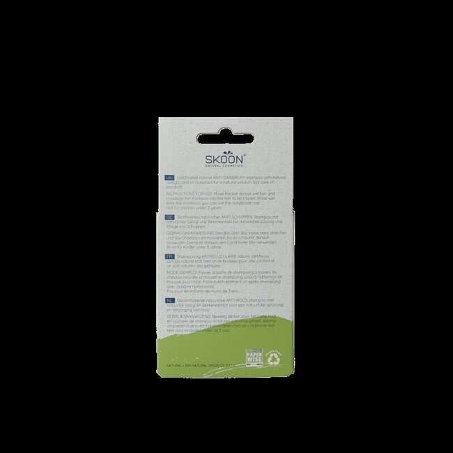 Skoon Solid shampoo anti-roos 90 Gram