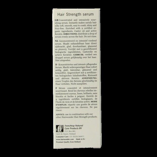 Hairwonder Hair strength serum 30 Milliliter